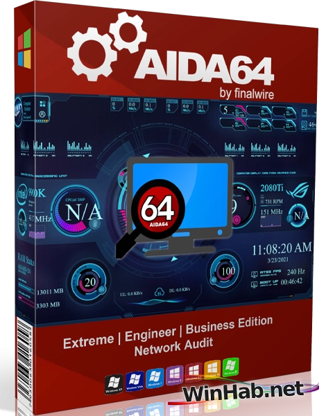 Тестирование ПК AIDA64 Extreme | Engineer | Business Edition | Network Audit 7.40.7100 Полная + Портативная версии by elchupacabra