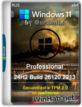 Windows 11 Русская Pro by OneSmiLe 24H2 build 26120.2213