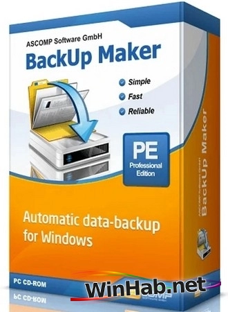 Резервное копирование файлов и папаок ASCOMP BackUp Maker Pro 8.311 by elchupacabra