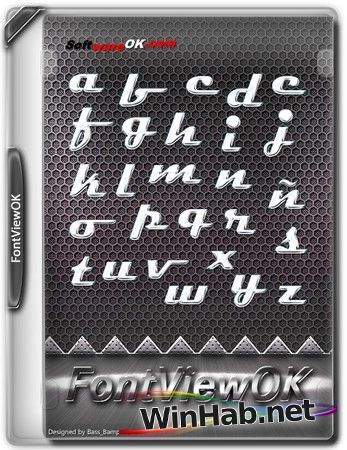 Просмотр и редактирование шрифтов FontViewOK 8.68 + Portable