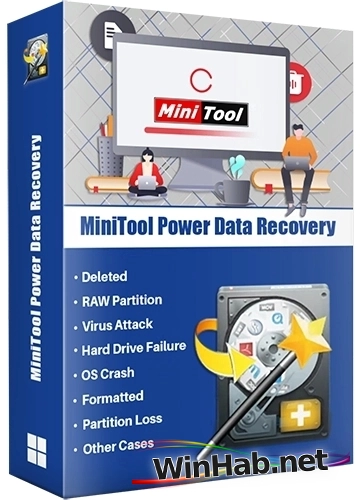 Восстановление файлов MiniTool Power Data Recovery 12.2 Full (Standard-Deluxe-Enterprise-Technician) by Dodakaedr