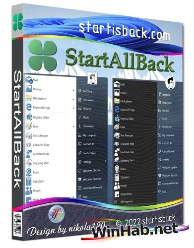 Пуск как в Windows 7 StartAllBack 3.8.13.5197 RePack by elchupacabra