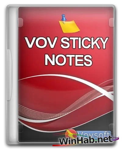 Стикеры на рабочий стол Vov Sticky Notes 9.5 + Portable