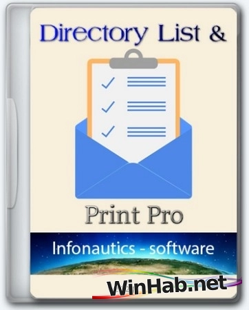 Менеджер каталогов Directory List & Print Pro 4.42 + Standalone