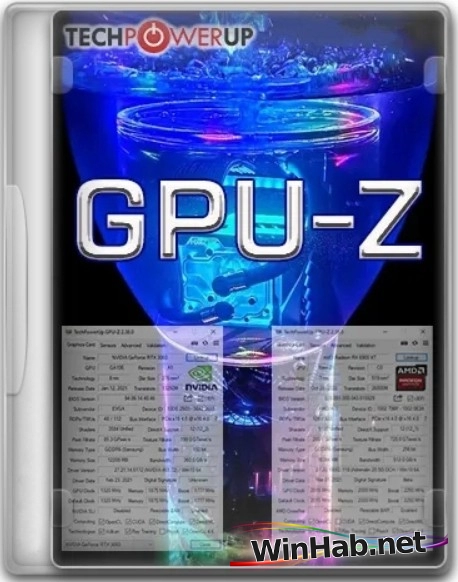 Характеристики видеокарты GPU-Z 2.65.1 Английская версия