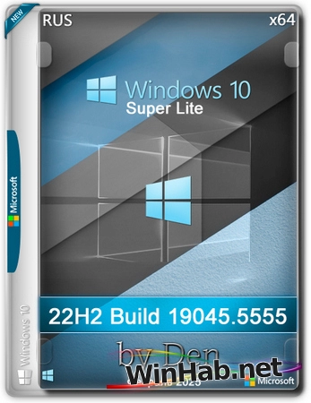 Windows 10 Русская Lite 22H2 Build 19045.5555 by Den