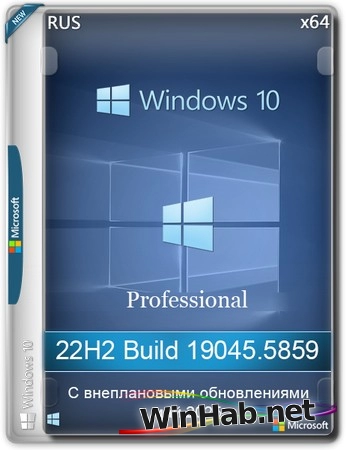 Windows 10 Pro 22H2 Build 19045.5859 Update 2025-05-28