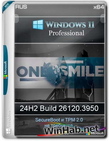 Windows 11 Pro by OneSmiLe 24H2 build 26120.3950