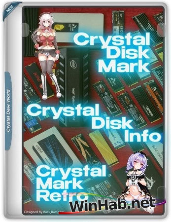 Проверка HDD CrystalDiskInfo + CrystalMark + Mark Retro 1.0.15 by elchupacabra