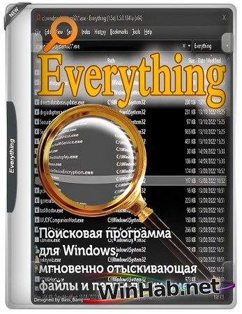 Поисковой движок Everything 1.4.1.1027 + Portable