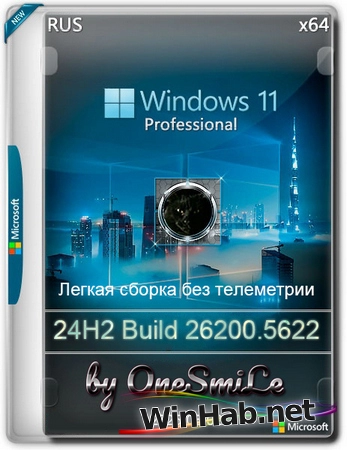 Windows 11 Pro by OneSmiLe 24H2 build 26200.5622