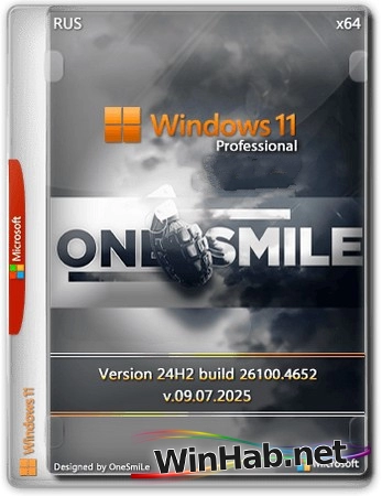 Windows 11 Pro by OneSmiLe 24H2 build 26100.4652