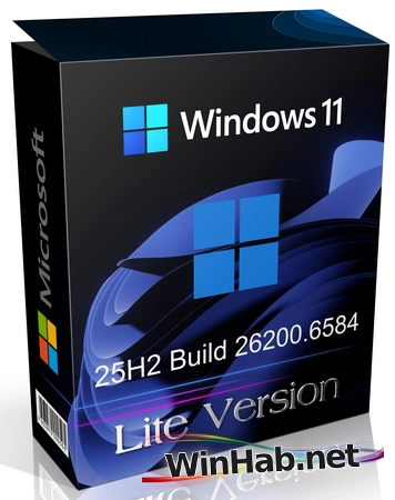 Windows 11 Pro 25H2 Build 26200.6584 Lite Version