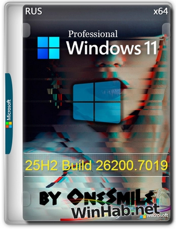 Windows 11 Pro 25H2 build 26200.7019 by OneSmiLe