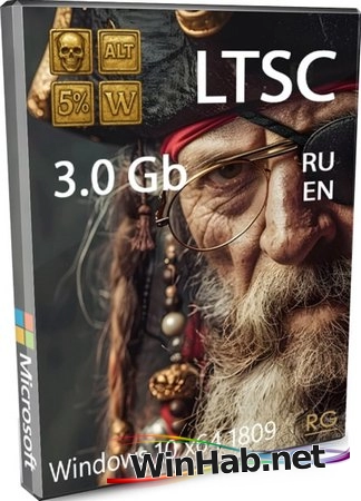 Windows 10 LTSC x64 Для слабого ноутбука и ПК 1809 build 17763.7919 by Revision