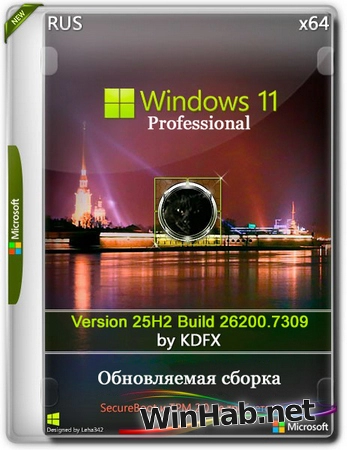 Windows 11 Pro 25H2 Build 26200.7309 by KDFX Variant 2