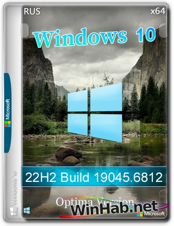Windows 10 Pro 22H2 Build 19045.6812 Optima