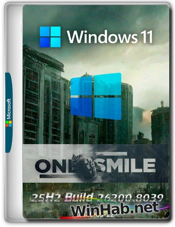 Windows 11 Pro 25H2 build 26200.8039 by OneSmiLe