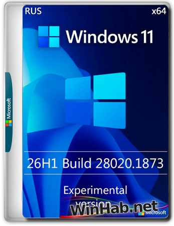 Windows 11 Pro Experimental (26H1) Build 28200.1873