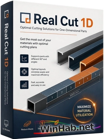 Раскрой заготовок Real Cut 1D 11.14 + Portable