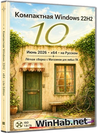 Компактная Windows 10 22H2 Build 19045.7417 с Магазином by Rsload