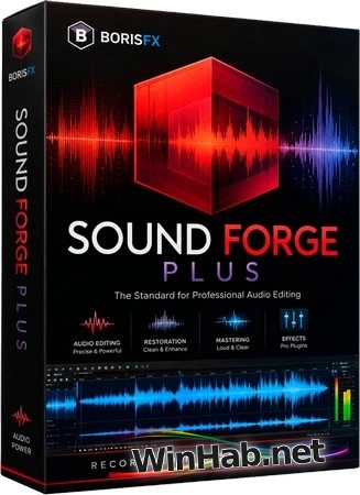 Коррекция и монтаж звука BorisFX Sound Forge Plus 2026.0.0 Build 69 by 7997