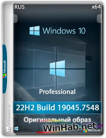 Windows 10 Pro 22H2 Build 19045.7548 Full Июль 2026