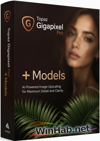 Фоторедактор Topaz Gigapixel Pro 1.3.4 + models by 7997