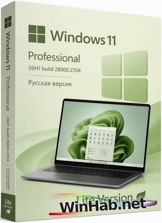 Windows 11 Pro 26H1 Lite version Build 28000.2704