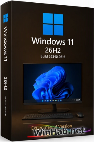 Windows 11 Pro 26H2 Build 26340.9616 от 07.10.2026