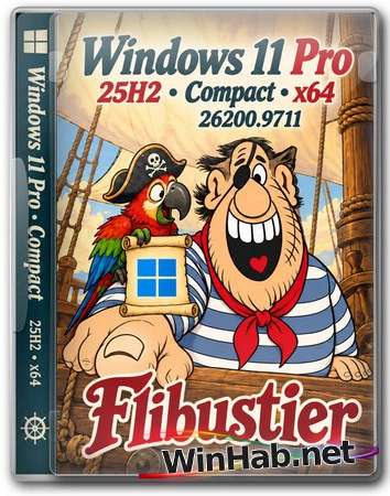 Windows 11 Pro Compact 25H2 Build 26200.9711 by Flibustier